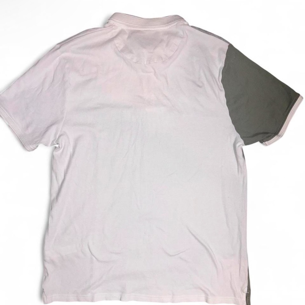 Denim & Flower Green and Gray Polo Shirt - Picture 3 of 3